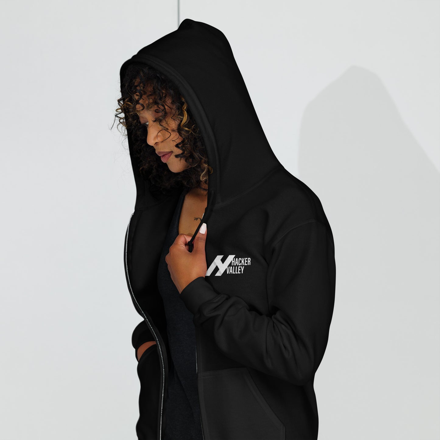 Hacker Valley Zip-Up Hoodie