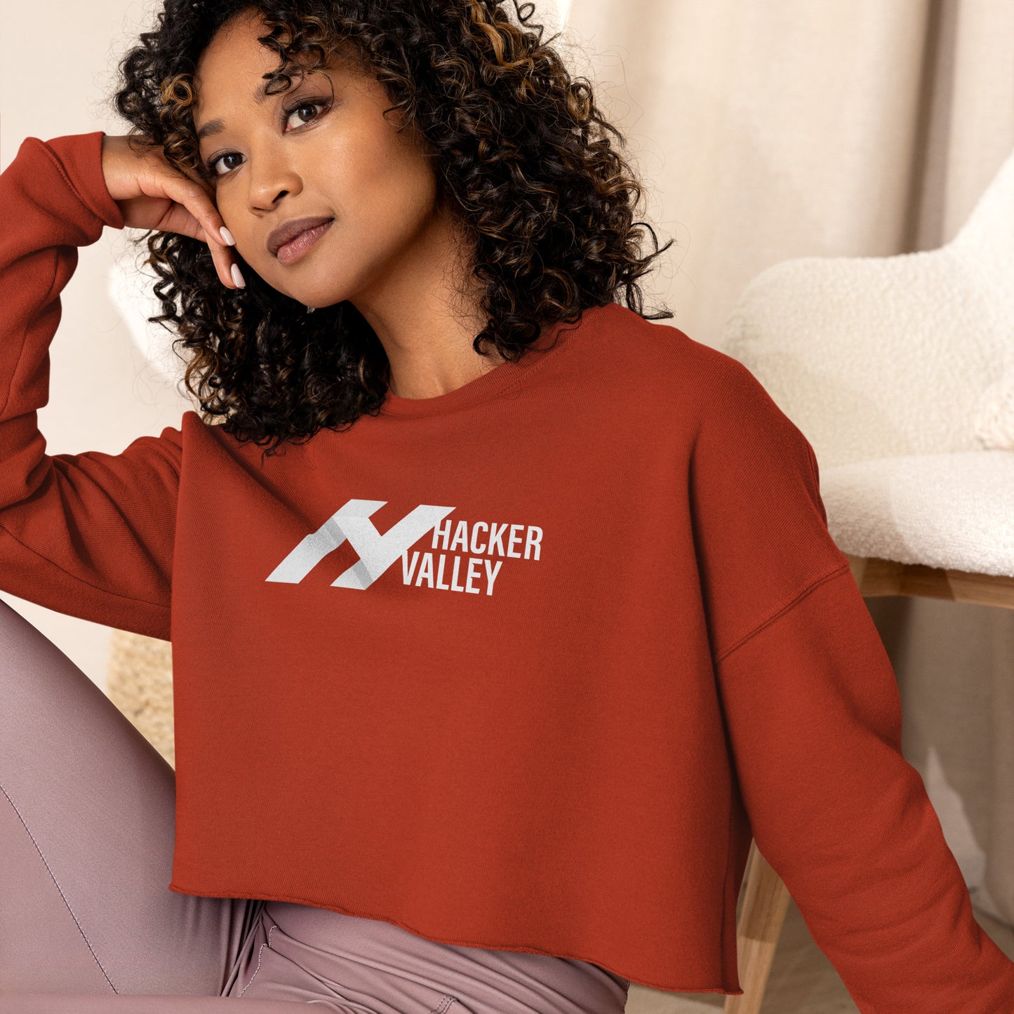 Stealth Mode Crop Sweatshirt