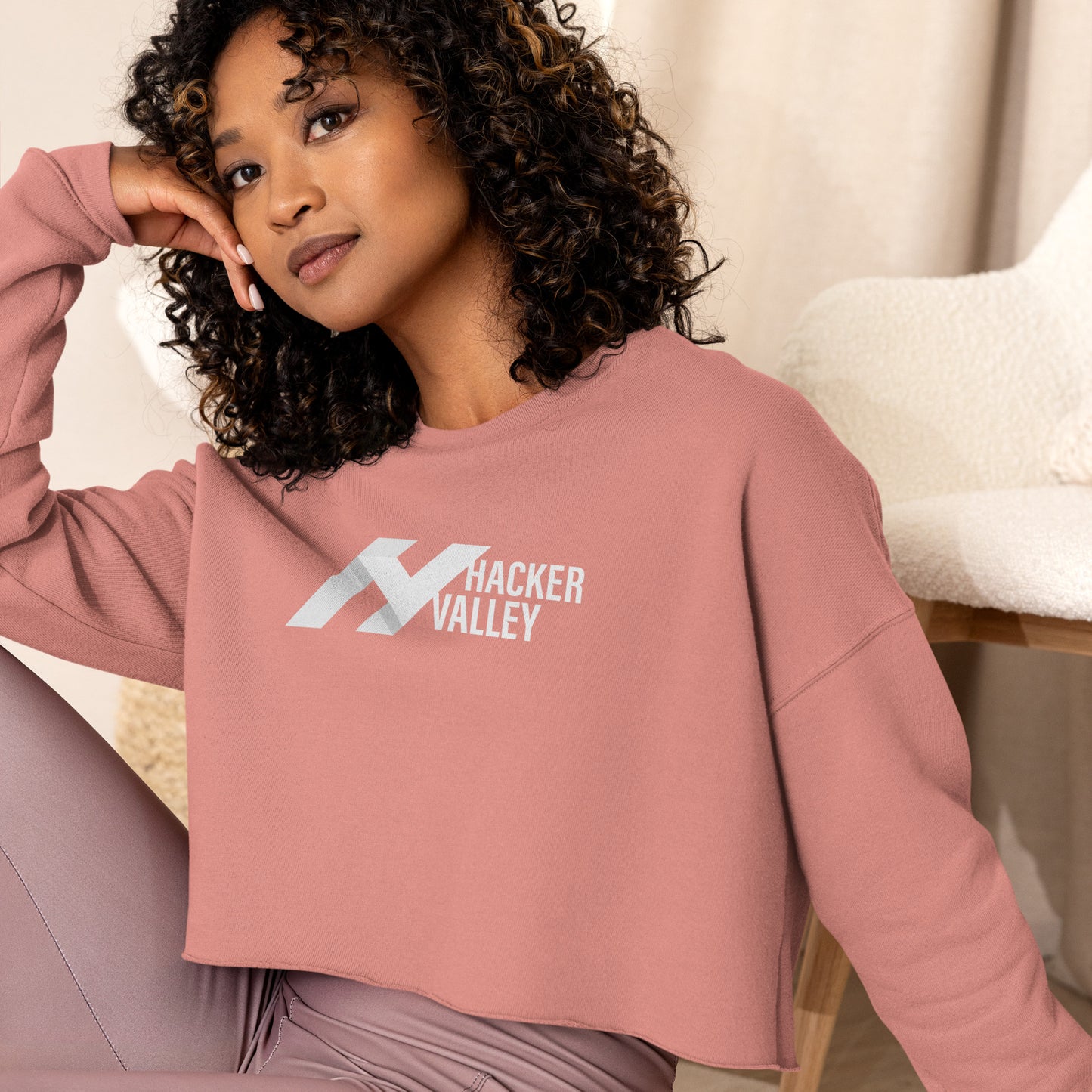 Stealth Mode Crop Sweatshirt